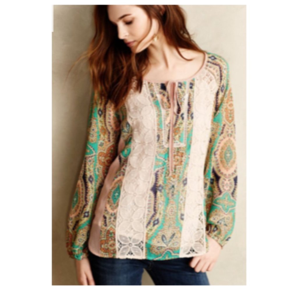 Anthropologie Peasant Blouse - Sz S - Worn once!